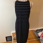 Earth Yoga sustainable organic cotton bamboo dress, Size Large Black Photo 2