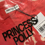 Princess Polly Fast Track Oversized Graphic Tee Red Photo 2