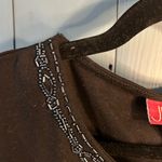 JM Collection Women's Black Embellished Short Sleeve Top | Sz XL Photo 1