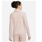 Nike NWT  Yoga Luxe Ribbed Cover-up Long-sleeve Women's Pink Sports Sweatshirt Photo 2