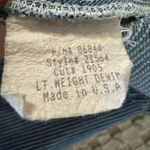 Desert West Vintage Western Button Up Shirt Medium Boot Pinstripe Made In USA Blue Photo 5