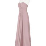 Azazie NEW ‎ ARABELLA ALLURE VINTAGE MAUVE DRESS WOMENS SZ 10 FLOOR LENGTH… Photo 6
