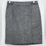 Banana Republic  Gray Linen-Blend Pencil Skirt Photo 0