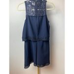 Nicholas Navy Double Layer Romper Sz. 4 Blue Photo 6