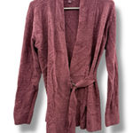 Barefoot Dreams Cozy Knit Belted Cardigan Women’s Size Small Long Sleeve Photo 0