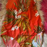 Kona Sol  Red and White Swimsuit Photo 4