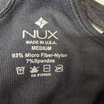 NUX 2 in 1 Tank‎ Top shelf Sports Bra Black Size M Size M Photo 9