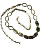 Belly Body Chain Link Belt One Size Retro Gold Tone Vintage Boho Chic 70s u Photo 0