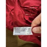 Knox Rose  Women Dress Size Medium Red Tiered Short Sleeve Bohemian Hippie Casual Photo 7