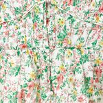 Anthropologie  Peregrine Romper Floral Flutter Sleeve Romantic Size XS Coquette Photo 4