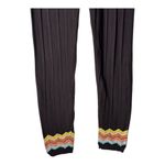 Missoni Target Leggings Women Large Brown Ribbed Knit Chevron Hem Pants‎ Photo 7
