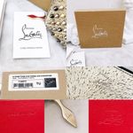 Christian Louboutin Authentic RARE Metallic Tri Toned Compact Zip Card Wallet Photo 12