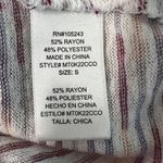 Bobeau Multicolor Lightweight Top Womens Small Everyday Wear Casual Versatile Pink Photo 7