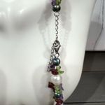 Statement Baroque Freshwater Pearl With Tumbled Amethyst Sterling Silver Clasp White Photo 3