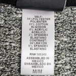 Bobeau Knit Hooded Sweater Sage Green Black Trim Semi-sheer Size M Photo 7