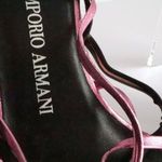 Emporio Armani Pink and black  kitten heels sz 36 Photo 11