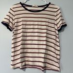 Pink republic  Red, White, and Blue Striped T-Shirt Photo 0