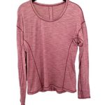 Lululemon  Sweat Embrace Long Sleeve Heathered Merlot Photo 2