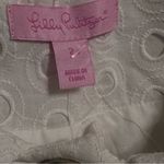 Lilly Pulitzer   Size 2 Jacket Brinkley‎ White Eyelet 3/4 Sleeve NWOT Photo 6