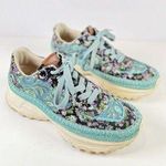 Coach Womens Shoes Blue Floral Runner Chunky Athletic Sneaker G3625 US 8.5 B Photo 0