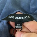 525 America  Navy Vintage wash rayon cropped pants size XS Photo 7