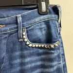 True Religion  Halle Mid Rise Women's Super Skinny Studded Denim Jeans Size 26 Photo 4