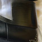 Valentino Garavani  Star studded black leather booties 38.5 Photo 6