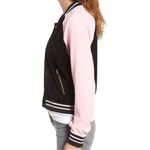 Juicy Couture  Black Label Vintage Size S Black Pink Velour Snap Up Velour Jacket Photo 1