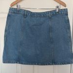 Denim & Co . Button Up Denim Skirt Photo 1