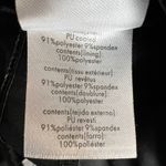 We Wore What Black Faux Leather Pants Size 29 High Rise Wide Leg Shiny Photo 5