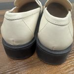 Loft Ann Taylor Cream Tassel Loafers Leather Lug sole Shoes chunky office sz 8.5 Photo 4