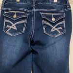 Amethyst Jeans  Dark Blue with Floral Lining Photo 7