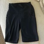 CRZ Yoga  Biker Shorts 8 Inches - High Waisted Side Pockets, Black, Size XS, NWT Photo 1