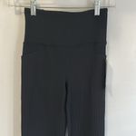 Athleta  Salutation Stash Rib Flare Pants Black Photo 5
