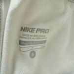 Nike Pro White Gray Womens Leggings Stretch Athletic Fit Sz S Photo 4