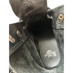 Dr. Martens  Black Leather Lace Up Chunky Heel Boots Womens US Size 8 UK 6 Photo 11