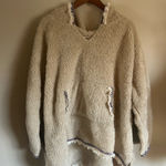 Natural Life  | Beige Blanket Hoodie Faux Sherpa Oversized Photo 0