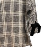 Charter Club  Black White Plaid Pullover Sweater Sz M Photo 4