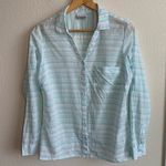 Columbia  Sportswear Teal Plaid Long Sleeve Button Down Shirt Size Medium Photo 0