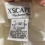 XScape ivory ruffled special occasion top with rhinestone button buckle size 12 Photo 12