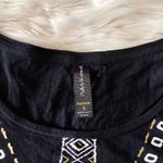Factorie Black Gold Tribal Print Short Sleeve Top Photo 11