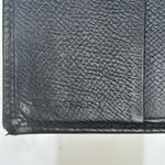 BVLGARI bifold Square Black Leather Wallet. Photo 9