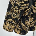 draper's & damon's Draper’s and Damon’s Elegant Black and Gold Women's tapestry Jacket 2X textured Photo 5