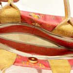 Dooney & Bourke  Letter Monogram Pink Tassel Handbag Purse Photo 4