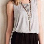 Anthropologie  Elevenses Gray Black Jumpsuit S Photo 1