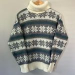Vintage Hilda Ltd. Icelandic 100% Pure Wool Sweater Sz S Multiple Photo 0
