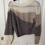 Old Navy Multicolor Crew Neck Sweater super soft wool blend small Photo 0