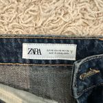 ZARA Asymmetrical  Denim Mini Skirt Photo 3