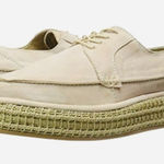 Rachel Comey Braided Reeves Platform Oxford Suede Espadrilles Thistle Beige Photo 0