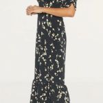 Flynn Skye Elsie Black Tulip Floral Midi Maxi Boho Dress Women's Medium Photo 3